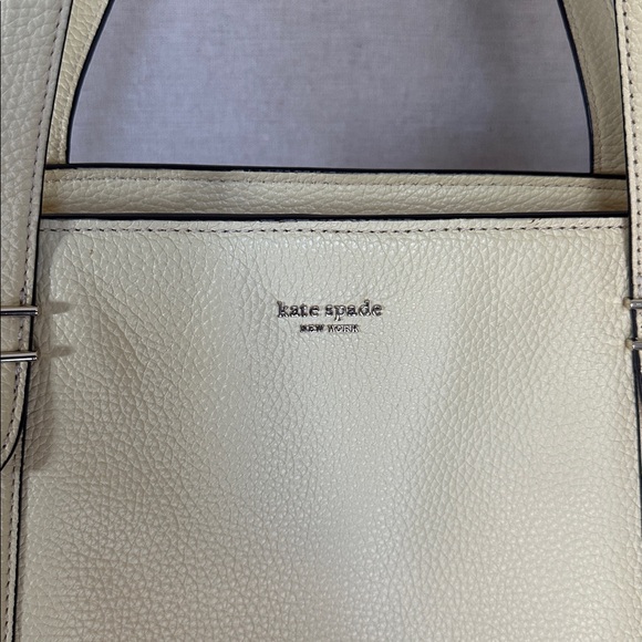 Kate Spade NY Oakwood Street Chandra Yellow Leather Tote Shoulder Bag - Picture 3 of 17